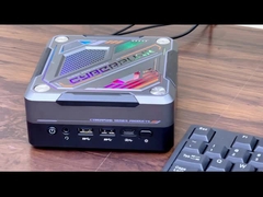 AMD Ryzen R7-7840HS Mini PC Dual LAN DDR5 64GB Gaming Mini PC mit Licht