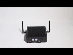 Intel Celeron J4105 Lüfterloser Industrie-PC mit Dual LAN Dual COM Linux und DDR4