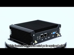 Prozessor der Intel Core-Serie Industrieller Ventilatorloser Computer Mini-PC mit Dual LAN Dual COM
