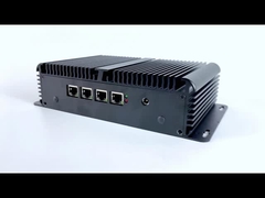 DDR4 16G RAM Intel N100 Fanless Industrial Mini PC 4 LAN Dual COM Linux mit WIFI