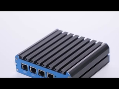 Intel Celeron Serie Firewall Mini PC mit vier RJ45 2.5G Ethernet Linux