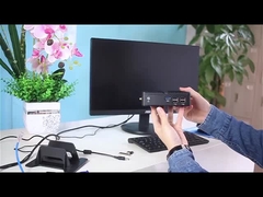 Einzelner Ethernet-Lüfterloser Mini-PC 6USB-Schnittstellen Protable Computer für das Home Office
