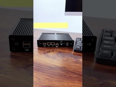 Intel N100 ohne Lüfter und mit 16 GB 2 LAN 2 COMs Industrial Mini PC