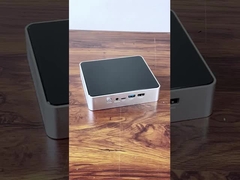 Intel N100 unterstützt 16GB mit Lüfter und 4 USB, 2 LAN, 2 HDMI Mini-PC