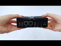 Intel Celeron J6412 Prozessor mit DDR4 16 GB RAM und 2 HD Industrial Fanless PC