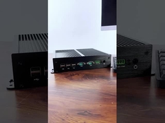 Intel Core I7-6500U Prozessor mit vier LAN und dualen COMs Industrie-Mini-PC