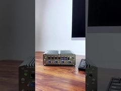 Intel Core I7-10510U-Prozessor mit vier LAN- und sechs COMs Industrial Mini PC