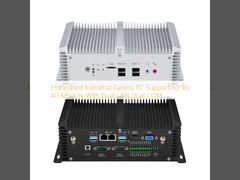 Lüfterloser Industrie-PC 3G 4G Dual LAN Dual COM