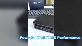 Mini-PC mit Intel N250-Prozessor und 1 Gigabit-Ethernet-Anschluss 2HD-MI 1Typ-C für Heimbüro und Gaming