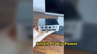 Mini-PC mit AMD Ryzen R3 4300U-Prozessor und 1 RJ45-Gigabit-Ethernet-Anschluss, 2 HD-MI und 1 Typ-C