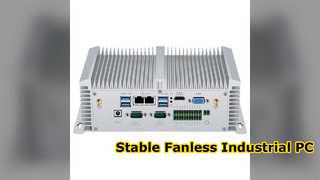 Lüfterloser Industrie-PC Dual LAN Dual COM