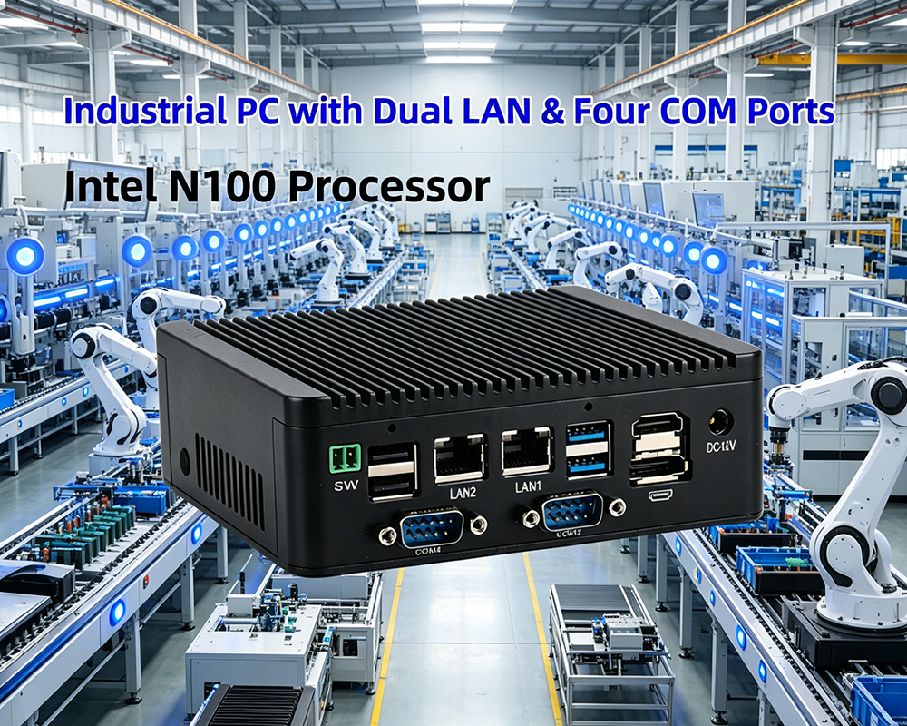 Neueste Unternehmensblogs über From Machine Control to Data Transmission: Dual-LAN 4-COM Industrial PCs Enable Edge Deployment