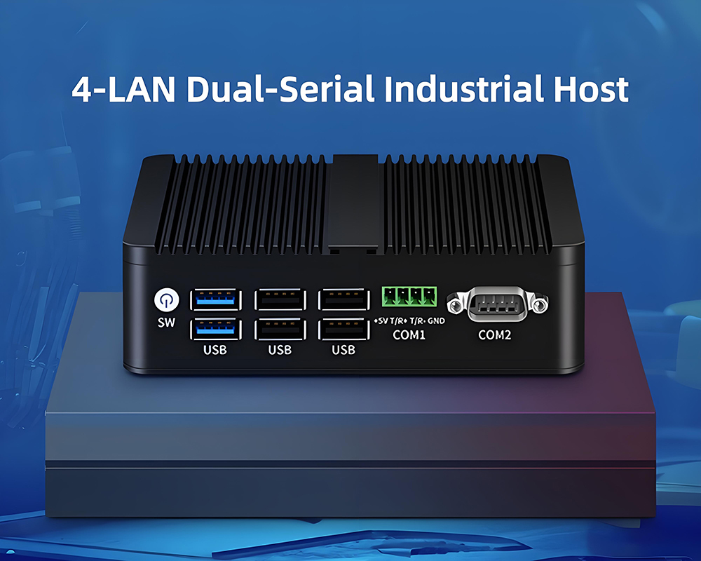 Neueste Unternehmensblogs über Steigende Anforderungen an die Konnektivität mehrerer Geräte beschleunigen die Bereitstellung von 4-Port-2,5-GbE-Industrie-PCs