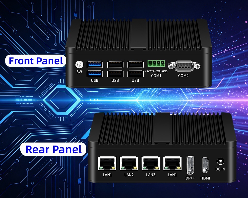 Neueste Unternehmensblogs über Vier LAN Dual COM Industrie-PC löst das Problem unzureichender Industrie-Netzwerk-Schnittstellen