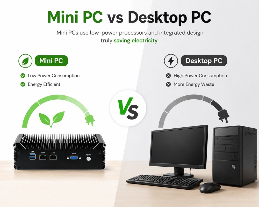 Neueste Unternehmensblogs über Does A Mini PC Really Save Electricity A One Year Power Cost Comparison