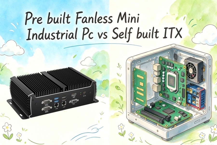 Neueste Unternehmensblogs über Pre built Fanless Mini Industrial Pc vs Self built ITX: Total Cost and Setup Effort Compared