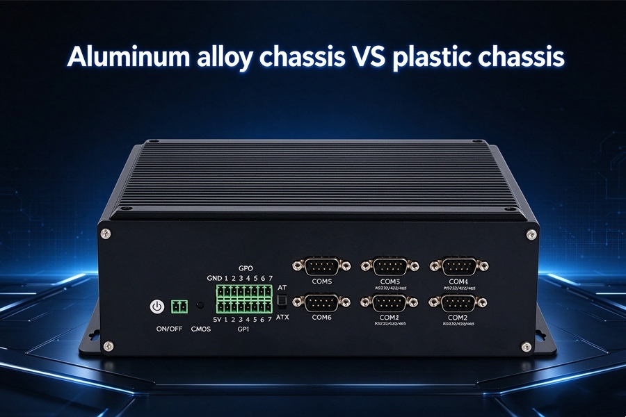 Neueste Unternehmensblogs über Aluminum alloy chassis VS plastic chassis: Differences in heat dissipation and shielding for industrial PCs