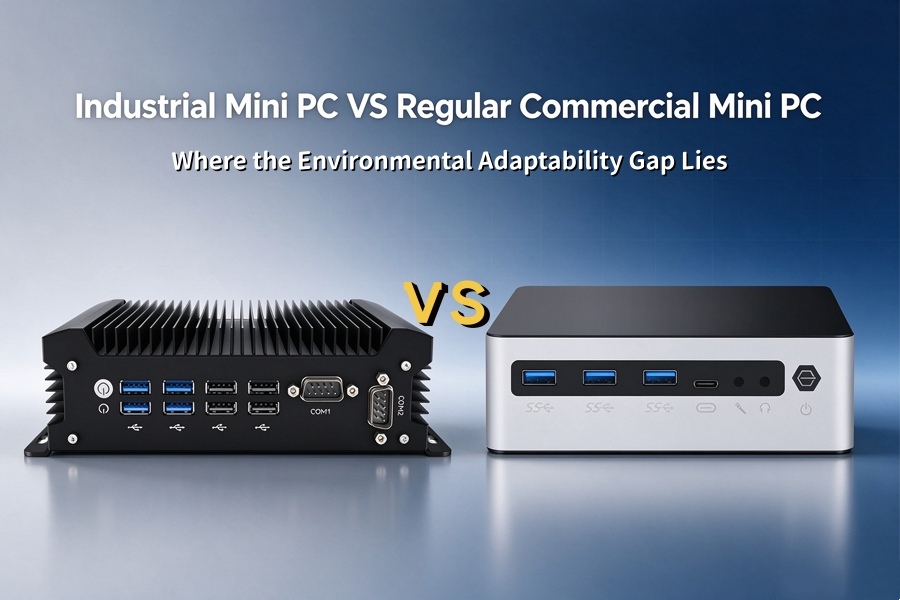Neueste Unternehmensblogs über Industrial Mini PC VS Regular Commercial Mini PC: Where the Environmental Adaptability Gap Lies