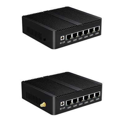 kaufen 6 Gigabit Ethernet RJ45 J1900 Firewall Router Ubuntu Desktop Router mit WLAN online manufacture