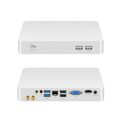 kaufen Intel Mini PC mit Prozessor der Core-Serie DDR3 RAM und weißem Aluminium-Chassis online manufacture
