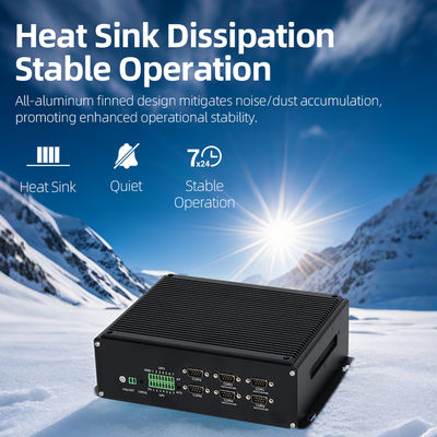 kaufen Intel I7 13650HX Prozessor mit Dual-Netzwerk, sechs COM-Schnittstellen, vier HDMI-Anschlüssen Industrie-PC Online-Herstellung