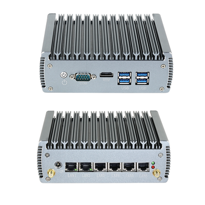 Besorgen Intel I5 1145G7 Prozessor mit sechs LAN, einem COM und einem HD-MI Industrie Mini-PC Online-Herstellung