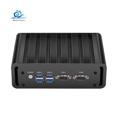 kaufen Black Color Fanless Industrial Mini PC with 12V Power DDR3 RAM and 1-Year Warranty Online-Herstellung