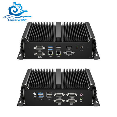 kaufen Fanless Aluminum Industrial PC with Intel Core i5-4200U Compact Embedded Computer for Harsh Environments Online-Herstellung