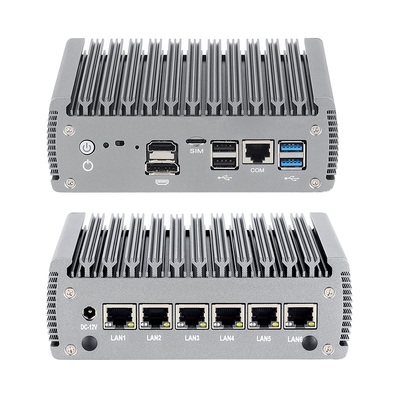 Besorgen Intel N100-Prozessor-Firewall-Mini-PC mit 6 LAN, 1 HD-MI und 1 DP Online-Herstellung