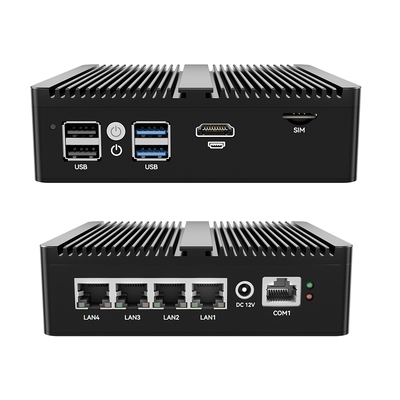 Besorgen Intel N5105 Prozessor Firewall Mini PC mit 4 Lan 1 COM Online-Herstellung