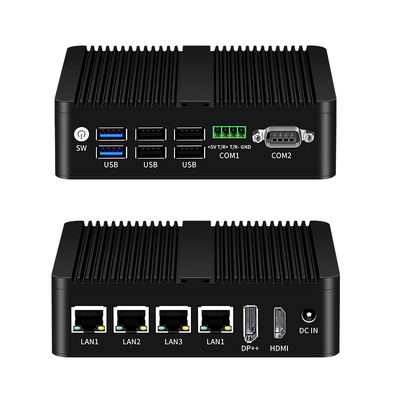 Besorgen Intel N100 Prozessor Lüfterlose Industrie-Minicomputer Dual COM DDR4 RAM 4LAN Online-Herstellung