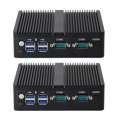 Besorgen Intel Celeron J6412 Industrial Mini PC 4 Core 4 Thread mit Dual LAN Dual COM Online-Herstellung