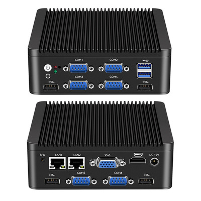 Besorgen Intel N5000 J4125 4 Core Mini PC mit Dual LAN 6 COM und DDR4 bis 8G Online-Herstellung