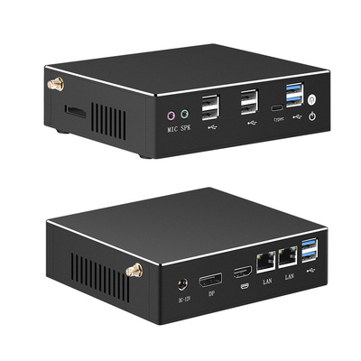 Besorgen Dual-LAN-Büro-Desktop-Minicomputer mit DP und HDMI-Prozessor der Intel Core-Serie Online-Herstellung