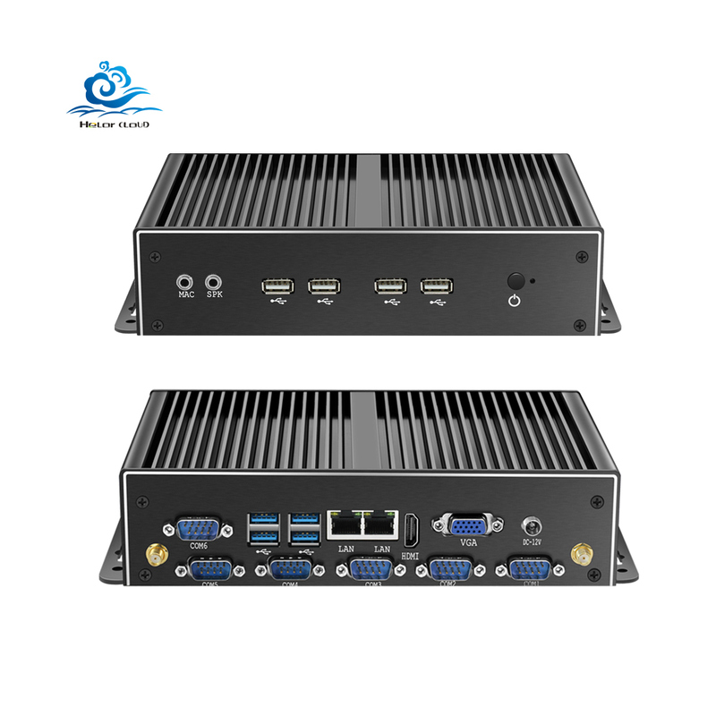 Tragbarer X86 Industrie-Mini-PC mit RS485 SSD+HDD-Speicher und ...