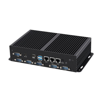 Industrieller Mini-Lüfterloser Computer Intel Core Serie Prozessor 1115G4 3LAN 6COM DDR4 RAM