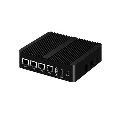 Intel N100 Prozessor Lüfterlose Industrie-Minicomputer Dual COM DDR4 RAM 4LAN