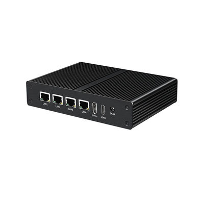 Industrieller Minicomputer ohne Lüfter Linux Intel N100 DDR4 16G RAM 4LAN Dual COM