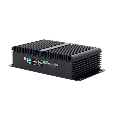 DDR4 16G RAM Intel N100 Fanless Industrial Mini PC 4 LAN Dual COM Linux mit WIFI