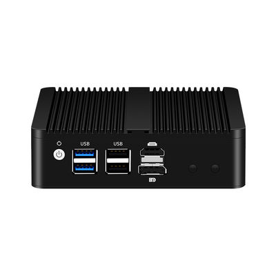 Inter N100 DDR5 16GB Mini Firewall PC mit Linux Vier LAN Software Router