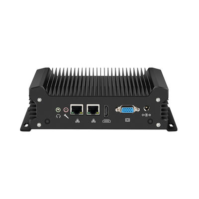 Prozessor der Intel Core-Serie Industrieller Ventilatorloser Computer Mini-PC mit Dual LAN Dual COM