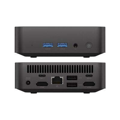 Single LAN Dual HD-MI Intel N100 Mini PC DDR4 16GB für Home Office