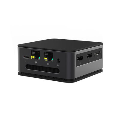 Intel Alder Lake N95 Intel Mini PC LPDDR5 12 GB RAM mit Dual LAN und 4K HD für das Büro