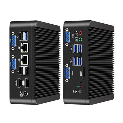 Intel Celeron J4125 Industrie-PC mit Dual LAN 4 COM DDR4 8 GB und Linux
