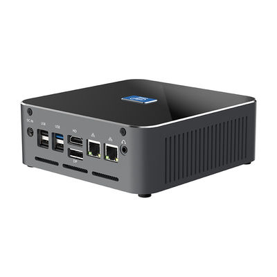 Intel Core Iris Xe Graphics DDR5 64G Mini PC mit Dual LAN und Fan Ubuntu Desktop