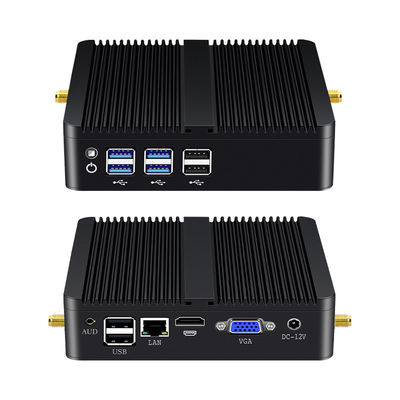 Intel Core Series Fanless Home Office Mini PC mit DDR3L bis zu 8G und 8USB Ports