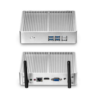 Intel Celeron und Core Fanless Mini PC mit DDR3 RAM 8GB Unterstützung Dual-Screen-Display