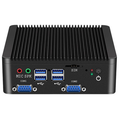 Intel Celeron J4105 Lüfterloser Industrie-PC mit Dual LAN Dual COM Linux und DDR4