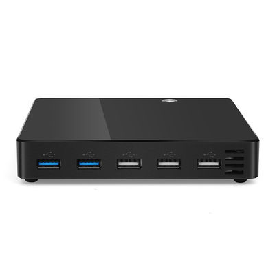 Intel Celeron 1007U DDR3 bis 8G Mini-PC mit einem einzigen LAN Windows 10 und Linux