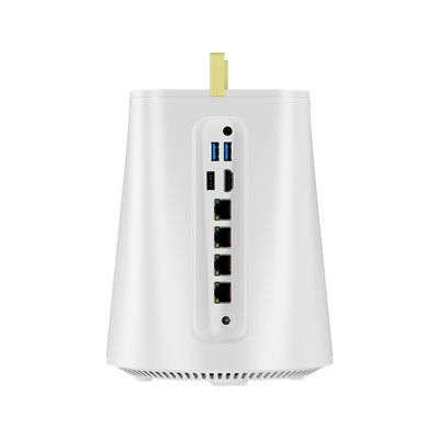 AMD Athlon 300U 3050E 4 LAN NAS Firewall Mini PC mit DDR4 64G und Ventilator für Router
